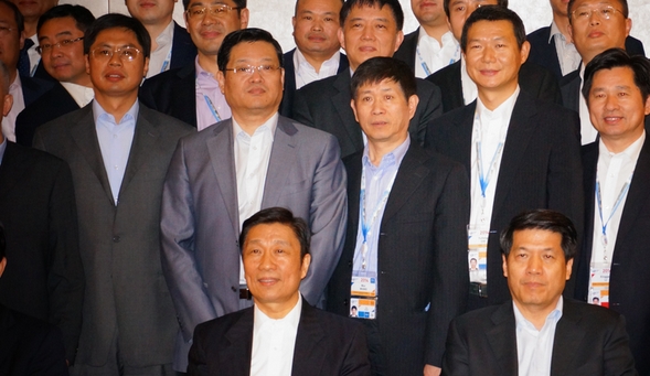中国国家副主席李源潮接见中国企业家代表