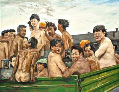 刘小东 《违章》 1996年作，油画画布 180×230厘米  6620万港元