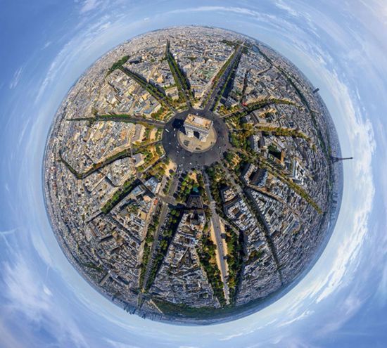 摄影师航拍世界各大城市全景图