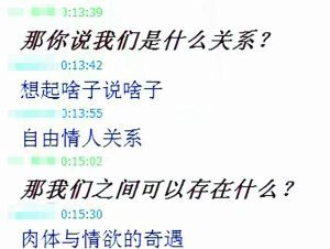 雷斌与何媛的QQ聊天记录。