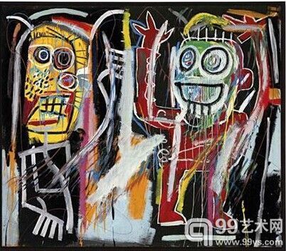 巴斯奎特作品“Dustheads”（1982），成交价4800万美元