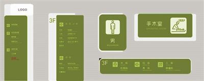 北京市医院管理局统一导医标识为四套造型