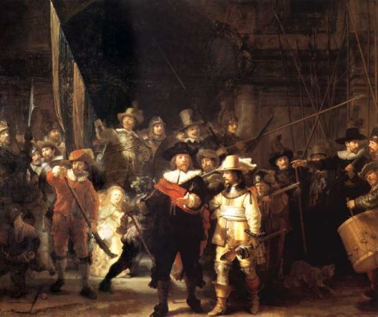 夜巡(油画) 1642年 伦勃朗
