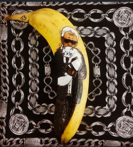 英女主厨绘制香蕉艺术品登时尚杂志获好评