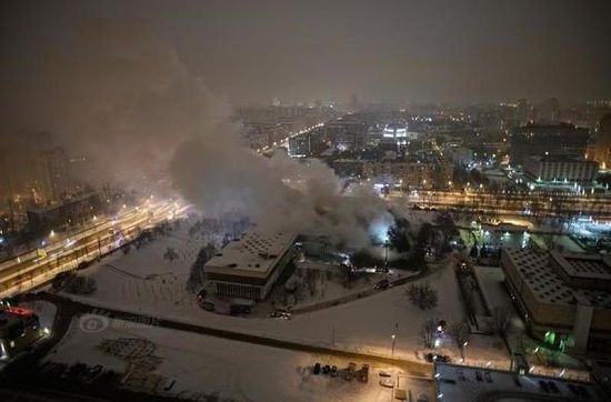 莫斯科百年图书馆失火 大量珍贵古藉焚毁
