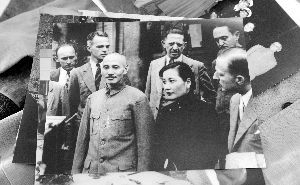 宋美龄与蒋介石在一起的照片