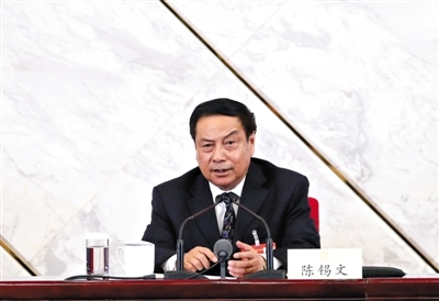 全國政協委員、中央農村工作領導小組副組長陳錫文。