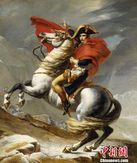 “飞越欧洲的雄鹰——拿破仑文物特展”展品。　南京博物院供图　摄