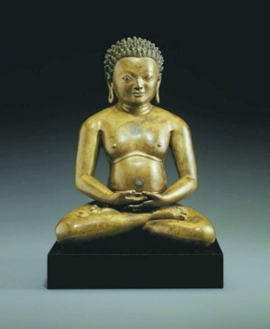 刘益谦以486.9万美元，创西藏雕塑拍卖的世界纪录，将“西藏十一/十二世纪铜瑜伽士坐像”收入囊中。