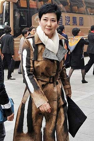 “涉保险交易”传言尚未完全平息，李小琳就于2013年10月28日出现在中国妇女第十一次全国代表大会会场，她一身“皮草”，依然高调，引发网友“保护动物，抵制皮草”的热议。随后有时尚频道证实，这身衣服既不是“皮”也不是“草”，而是ROBERTO CAVALLI2013秋冬系列纯棉印花外套，价格为34650元人民币。