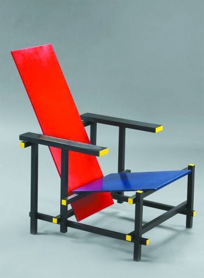 红蓝椅，里特维尔德（Gerrit Rietveld）