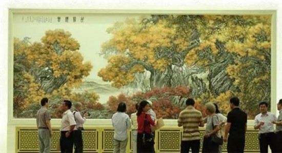 人民大會堂金色大廳畫作更新了！一起來看看大會堂懸挂過的13幅珍貴書畫-愛財經網