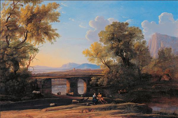 黎明 17世纪 (传)克劳德·洛兰(约1600—1682) 布面油画 74厘米×111厘米 都灵萨包达美术馆