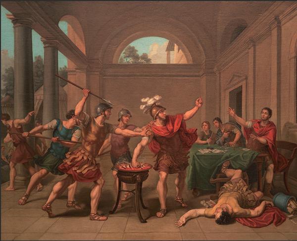 穆齐奥·谢沃拉 约1802年 洛伦佐·佩舍(1729—1821) 布面油画 81厘米×100厘米 都灵萨包达美术馆