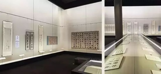 东京国立博物馆“中国清代书法展”现场