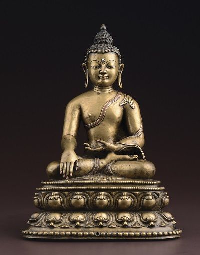 14世纪 释迦佛 成交价：247.25万元