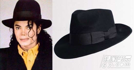 迈克尔-杰克逊赠人的标志性黑毡帽被拍卖