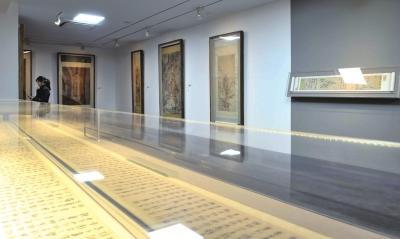 中国美术馆“国宝厅”现场。本版图片京华时报记者吴平摄