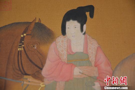 木版水印精品《虢国夫人游春图》在内蒙古首展