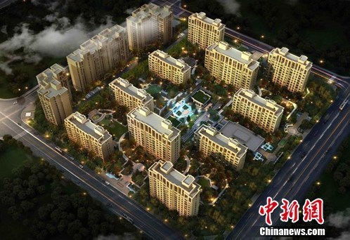 资料图：北京西南五环一处豪宅项目。