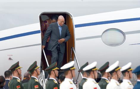 9 月2 日上午，南非总统祖马抵达厦门，成为首位抵达厦门的外国元首。
