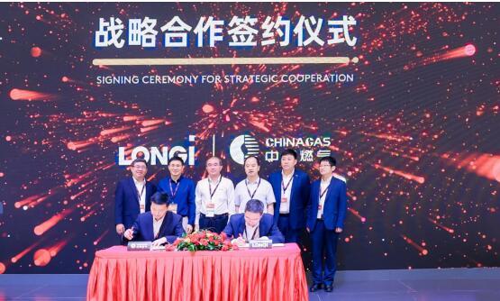 深入布局新能源产业 中国燃气与隆基股份签署战略合作协议