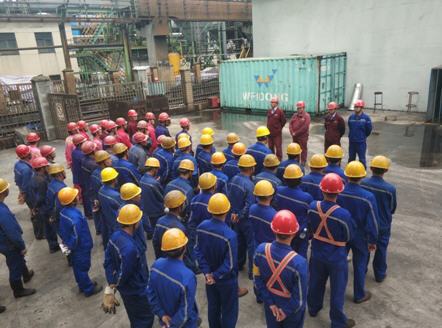 中国五冶集团沙钢焦化5号干熄焦大修正式
