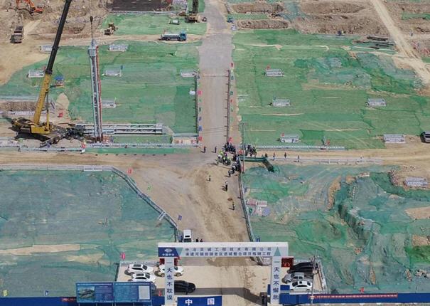“党建引领促生产 中国五冶邯钢老区项目再创新纪录