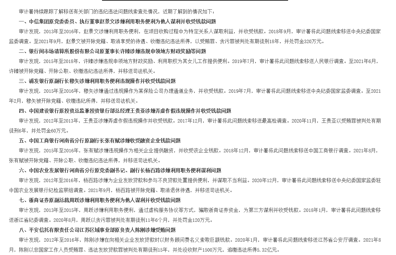 审计署：农发行河南省分行原副行长杨百路涉嫌利用职务便利谋利