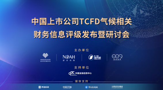 “双碳政策下信披视角再推动—多方研讨发布首个中国上市公司TCFD气候相关财务信息评级结果