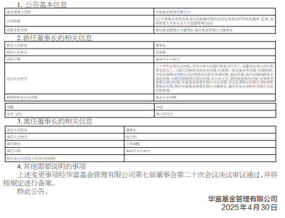 
长春吉大二院黄牛票贩子号贩子跑腿代挂号电话华富基金任命余海春为董事长