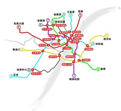 武汉今年要花160亿修地铁同时建设9条轨道线