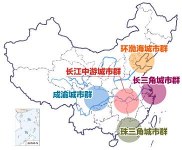 中国5大城市群gdp占全国一半 发展面临三大问题图片