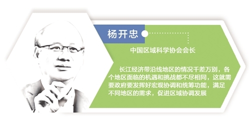 杨开忠：打造长江经济带要做好战略统筹与协调